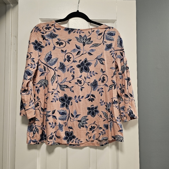 J. Jill flowered top - Picture 1 of 7